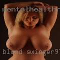 Blond swinger