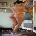 Single female swingers